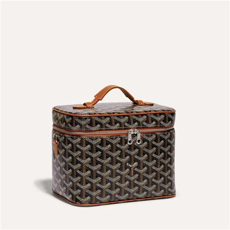 Goyard Muse Vanity Case Black/Tan 